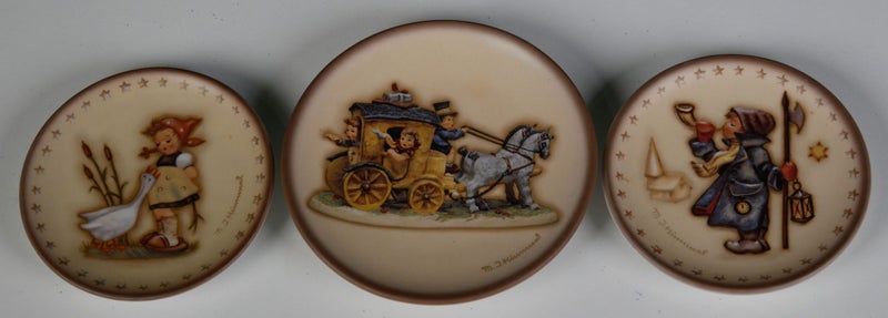 Three Goebel Hummel Decorative Plates W/ Original Packaging Carousel 2