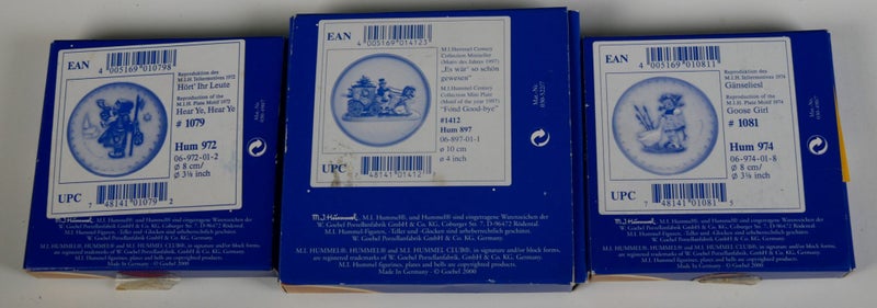 Three Goebel Hummel Decorative Plates W/ Original Packaging Carousel 4