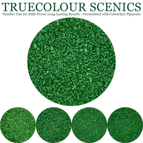 Truecolour Scenics Blended Turf Ground Cover Fine Medium 3 Green/Yellow-25 Carousel 3