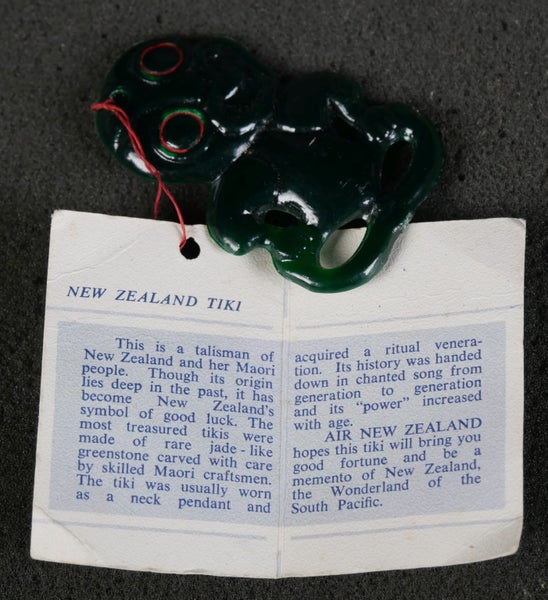 Vintage Air NZ Souvenir Plastic Tiki W/ Original Tag Carousel 1