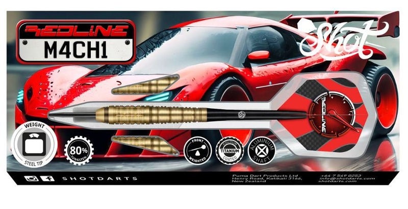 Redline M4CH1 - Steel Tip darts (set of 3) Carousel 2
