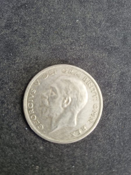 Half Crown UK Silver 1929 Carousel 1
