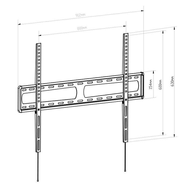 Kogan Ultra Low Profile Fixed Wall Mount for 47" - 90" TVs Carousel 3