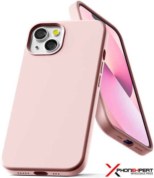 iPhone 15 GOOSPERY Liquid Silicone slim thin soft Rubber Cover Case PINK Carousel 1
