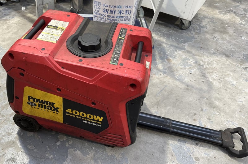 Powermax Silenced Inverter Generator 4000W (RRP $2,383) - $1 Res (Under Rack 13) Carousel 2