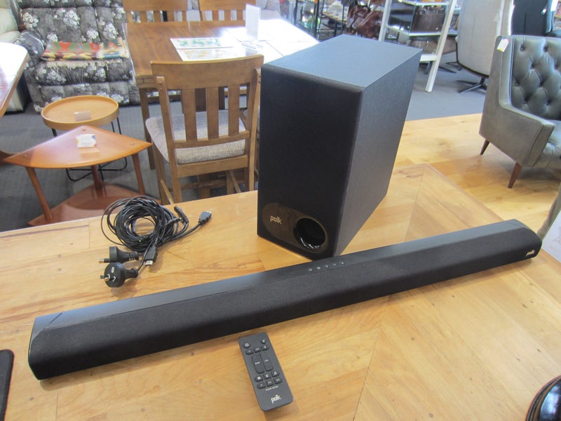 Polk Audio 2.1 Channel Soundbar with Subwoofer - Wireless - Black (Signa S2) Carousel 1