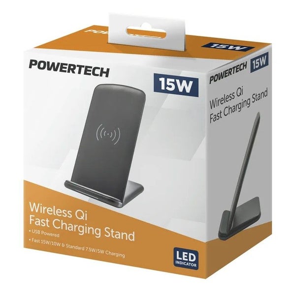 Powertech 15W Fast Charge Qi Wireless Charging Stand MB3673 Carousel 2