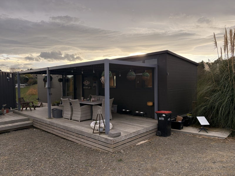 42.8 m2 Two bedroom deluxe tiny home + 20ft converted container Carousel 2