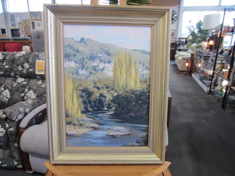 Val Raymond 'Hinemaiaia River' 1991 Original Oil Painting Carousel 1
