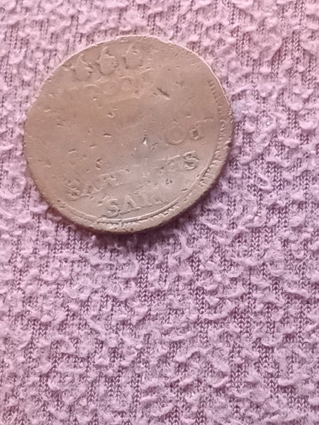 Papal States , 1802 . one baiocco , copper Carousel 1