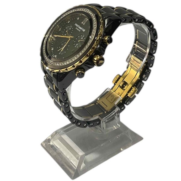 MICHAEL HILLS CHRONOGRAPH DIAMOND WATCH Carousel 2