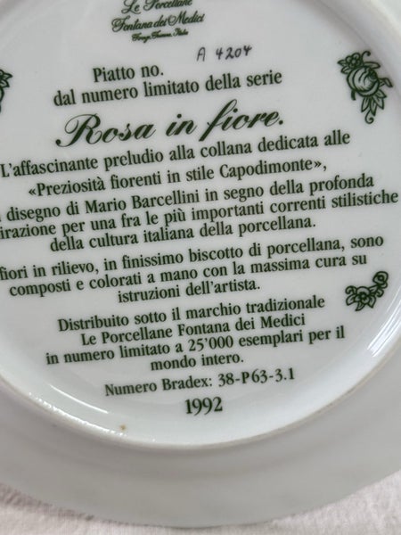 3-d wall plate Carousel 2