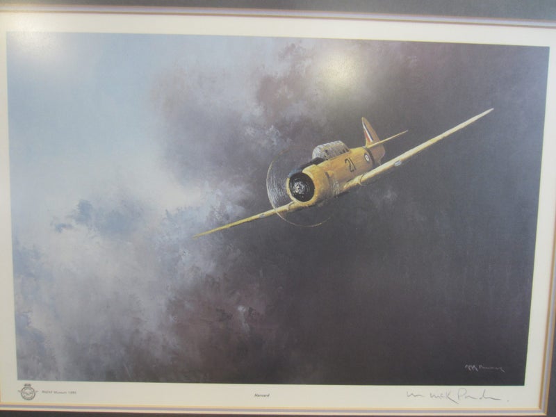 Michael Ponder 'Harvard' Signed Framed Print Carousel 2