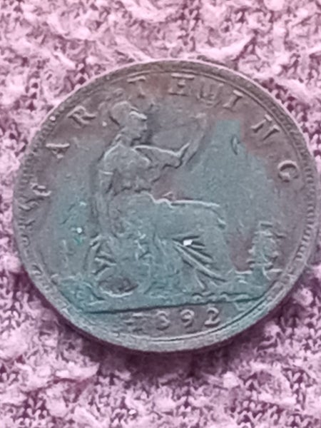 England , 1892 , bronze farthing Carousel 1