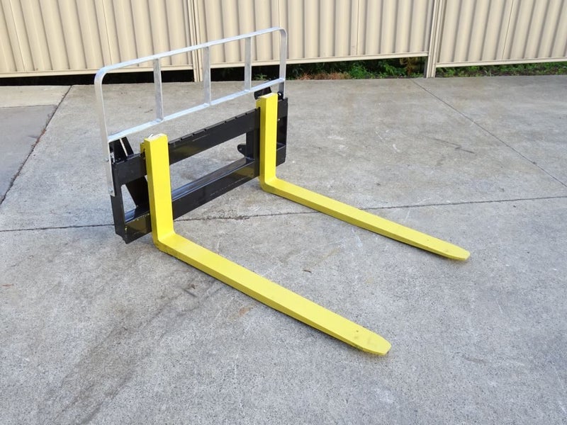 Loader Pallet forks Euro hitch 2500KG with 1200mm long adjustable tines62949053001091115