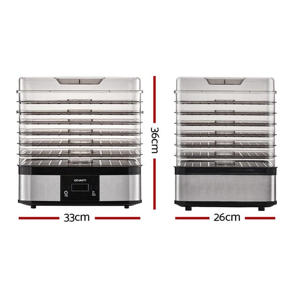 Devanti 7 Trays Food Dehydrator Carousel 2