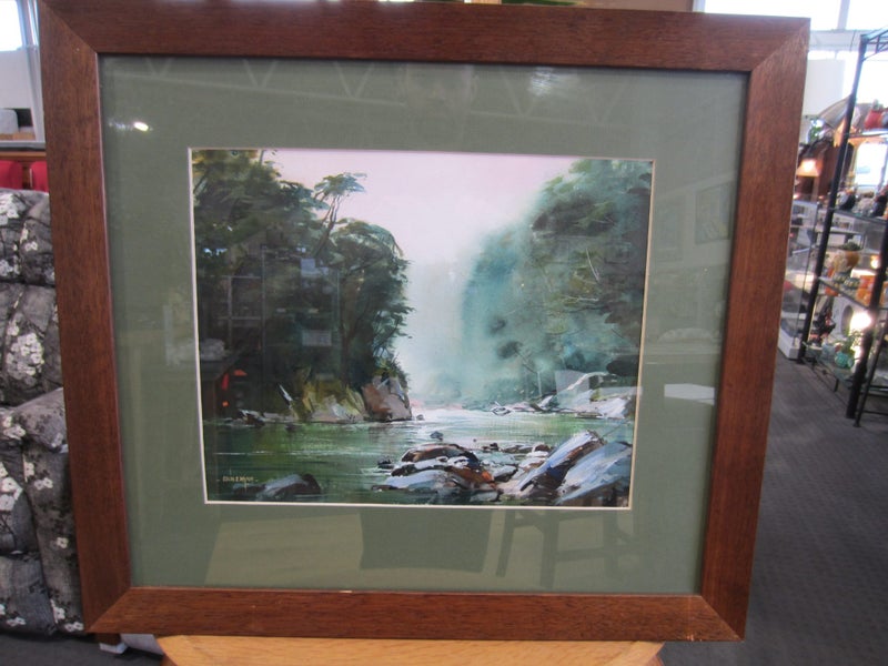 Colin C. Wynn 'The Upper Grey River' Original Acrylic 1982 Carousel 1