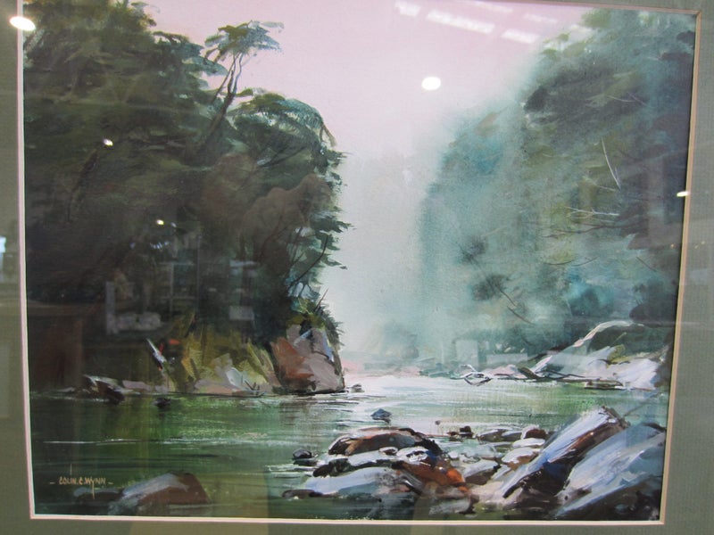 Colin C. Wynn 'The Upper Grey River' Original Acrylic 1982 Carousel 2