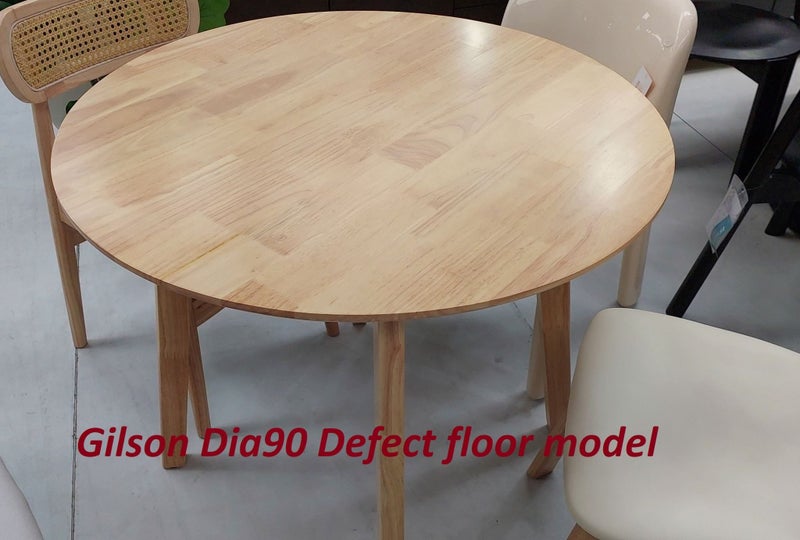 Gilson Nordic Wood Round Dining Table - 3 Sizes *Limited Stocks Carousel 11
