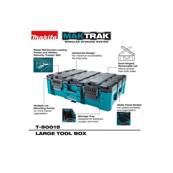 Makita MAKTRAK Large Tool Box (T-90015) Carousel 2