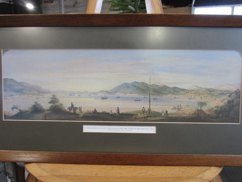William Mein Smith 'Port Nicholson, Wellington 1842) Framed Print Carousel 2