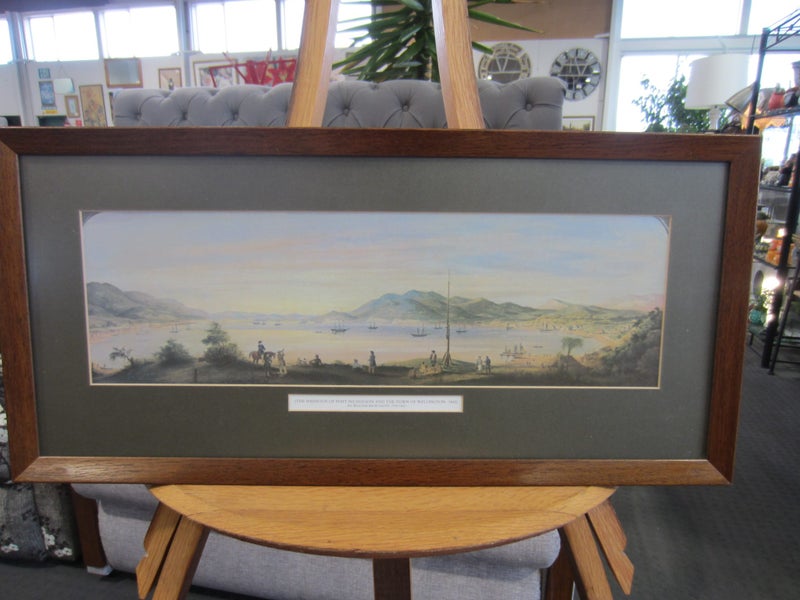 William Mein Smith 'Port Nicholson, Wellington 1842) Framed Print Carousel 1