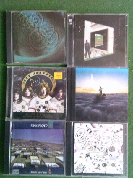 Led Zep Pink Floyd 6 CD Lot Carousel 1