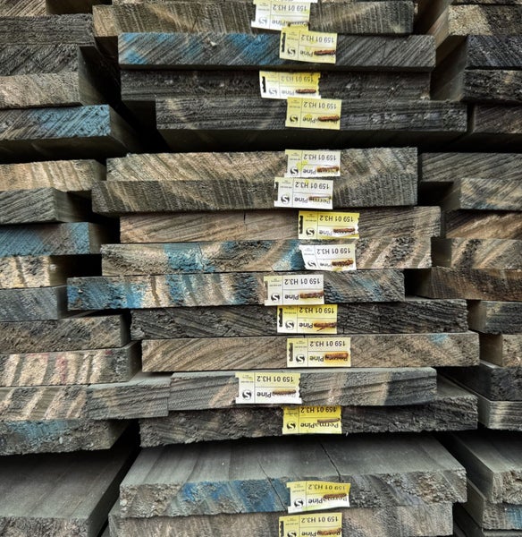 PINE, FENCING, D4S, MERCH, 190 x 18mm, H3.2 TREATED - 558.6m - TBT136962930693159939114