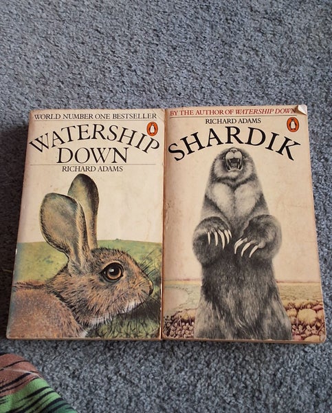2 book set WATERSHIP DOWN & SHARDIK RICHARD ADAMS Carousel 1