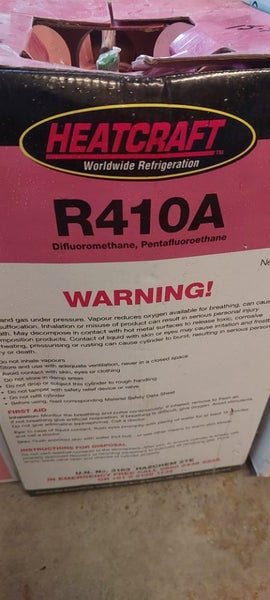 Refrigerant gas R410a62933730493187111