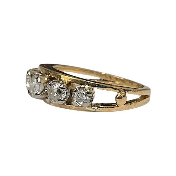 Diamond 0.70ct Ring In 18k Yellow Gold Carousel 2
