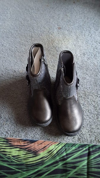 CHICCO GIRLS BLACK ZIP UP BOOTS WITH BOW DESIGN Carousel 2
