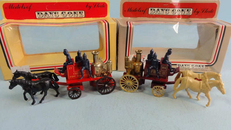 Days Gone Shand Mason Horse Drawn Fire Engine ~ CHICAGO & BIFBAC II (2) Carousel 4
