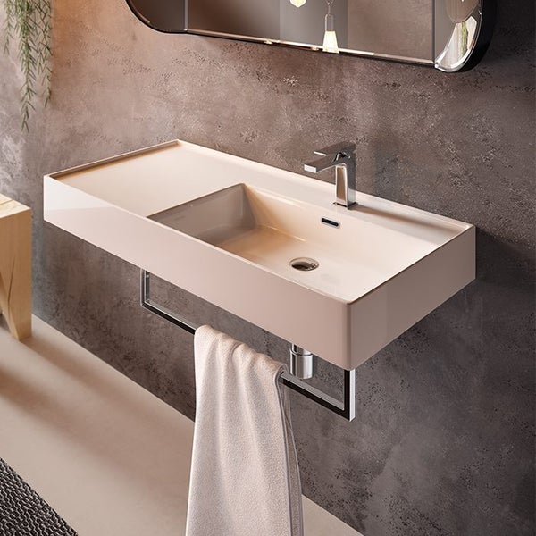 DELETED LINE - KIUB 1010 RIGHT HAND WALL BASIN WHITE Carousel 4