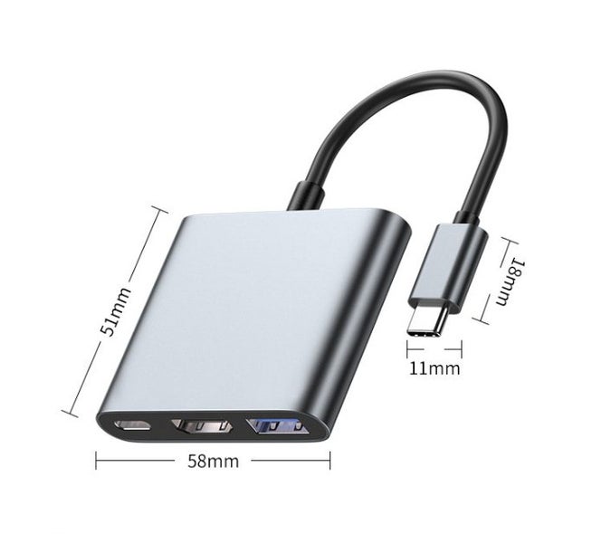 USB 3.1 Converter USB C to HDMI Type C HDMI Adapter 3 in 1 Type C HDMI USB 3.0 Carousel 4