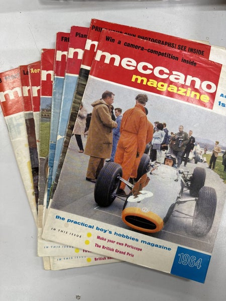 Meccano Magazines x 8 1960s Carousel 1
