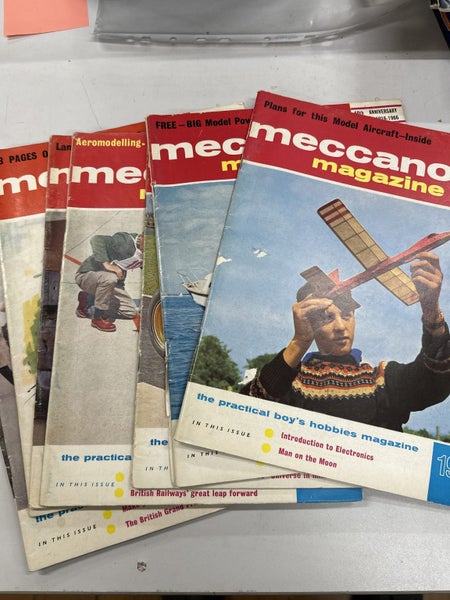 Meccano Magazines x 8 1960s Carousel 2