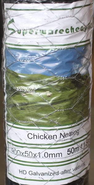 50M Chicken Netting / Chicken Mesh (Hexagonal) 900mm high --- Brand New Carousel 3