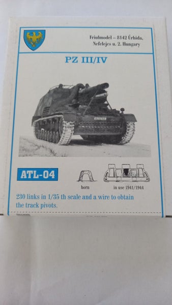 1/35 Friulmodel PZ III/IV tracks Carousel 1