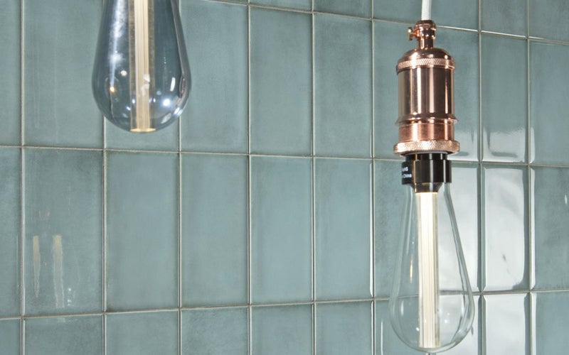 Wall Tiles -Turquoise Gloss Tile 100x200mm Carousel 2