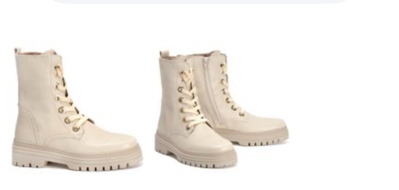 Cream Leather Ankle Boots Gabor Jemmy Carousel 2