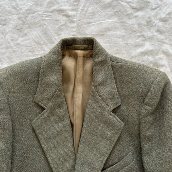 Vintage 1940s/50s Mosspun by Mosgiel Wool Tweed Blazer Jacket NZ Made Carousel 2
