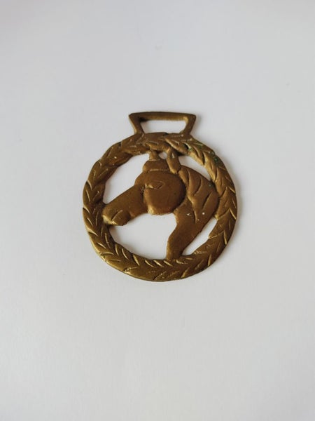Vintage horse brass Carousel 1