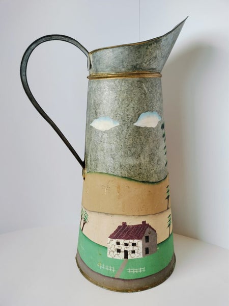 Hand painted pitcher Carousel 2