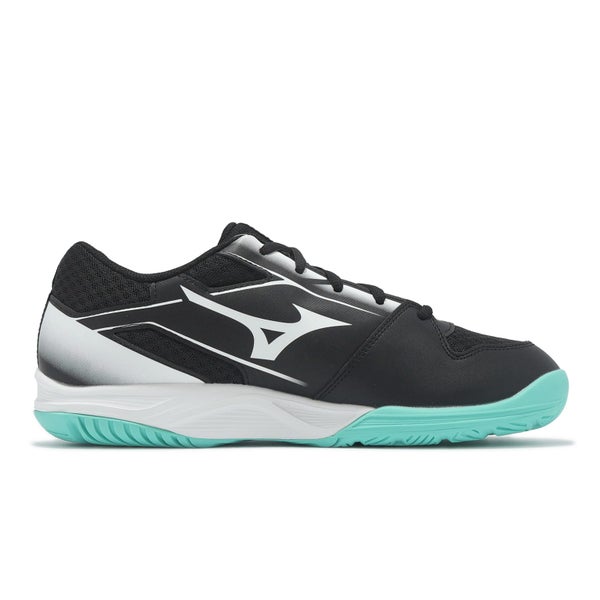 Mizuno Cyclone Speed 5 Black White Teal Men Volleyball Sports Shoes V1GA2580-12 Carousel 2