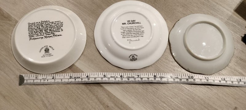 English Souvenir Pin dish's Carousel 12