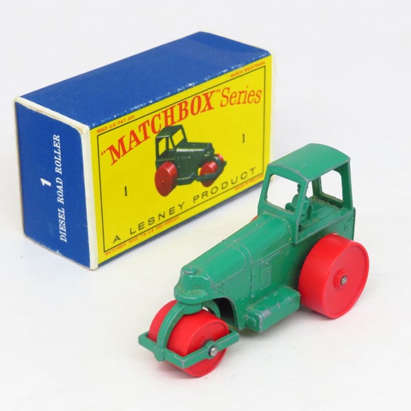 Matchbox - 1 Diesel Road Roller - Boxed Vintage Lesney Carousel 1