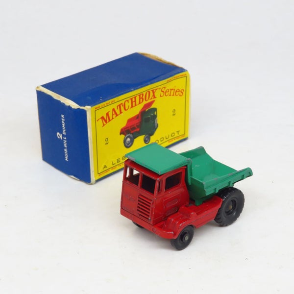Matchbox - 2 Muir-Hill Dumper - Boxed Vintage Lesney Carousel 1