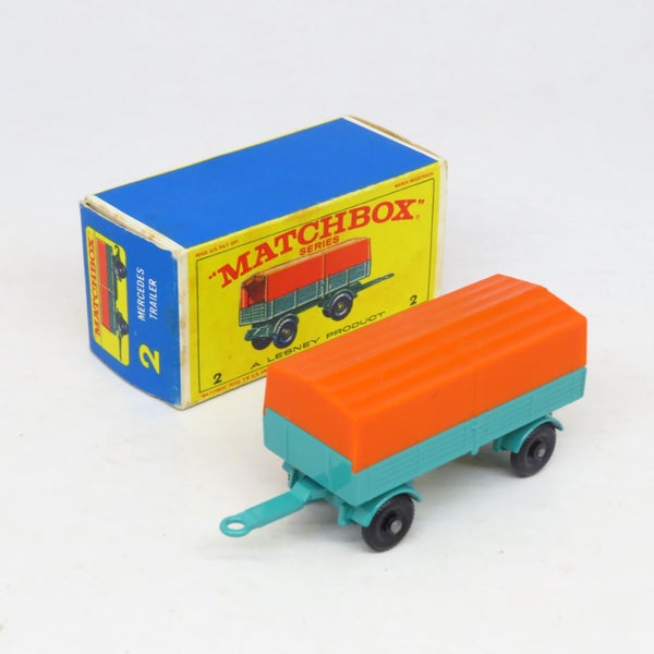 Matchbox - 2 Mercedes Trailer - Boxed Vintage Lesney Carousel 1
