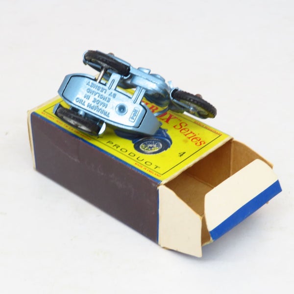 Matchbox - 4 Triumph Motorcycle & Sidecar - Boxed Vintage Lesney Carousel 4